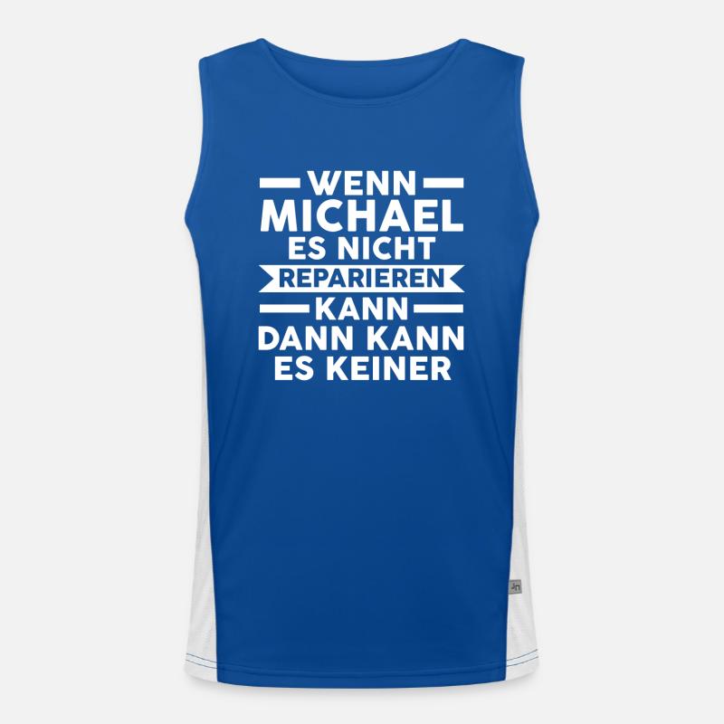 Michael Funktionelles Kontrast-Tank Top für Männer 