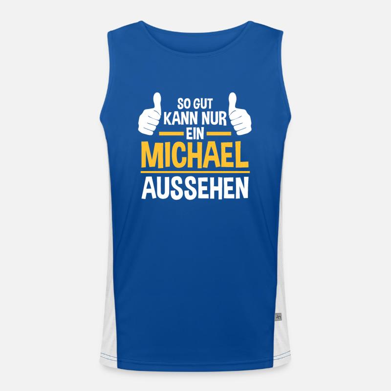 Michael Funktionelles Kontrast-Tank Top für Männer 