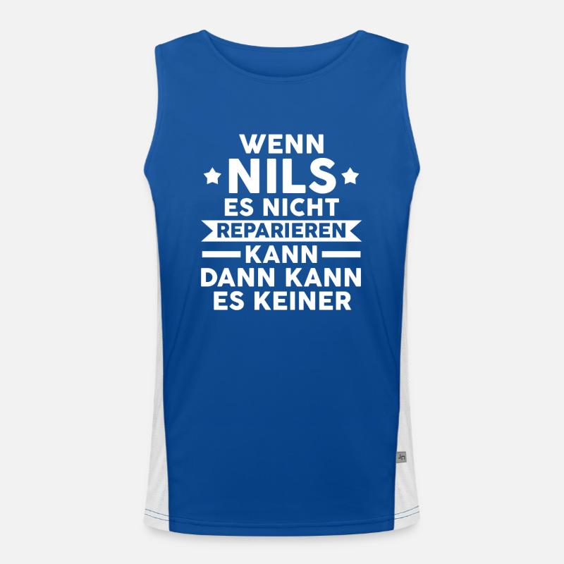Nils Funktionelles Kontrast-Tank Top für Männer 