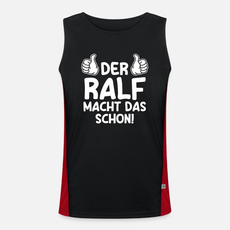 Ralf Funktionelles Kontrast-Tank Top für Männer 