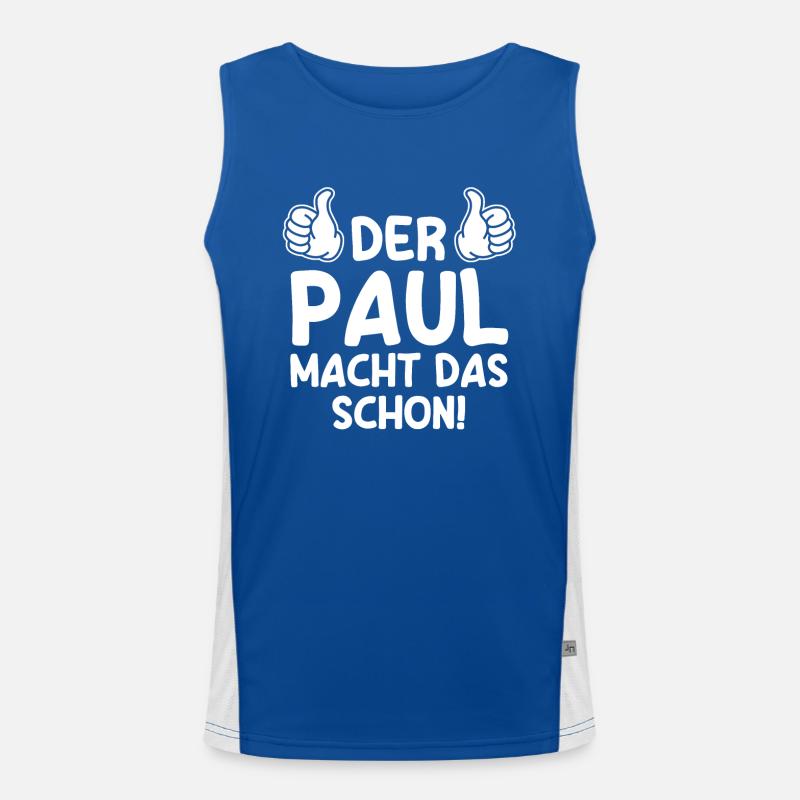 Paul Funktionelles Kontrast-Tank Top für Männer 
