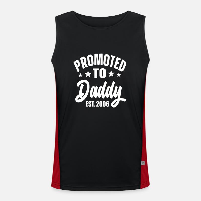 Promu à Daddy Est 2006 Débardeur respirant contrasté Homme 