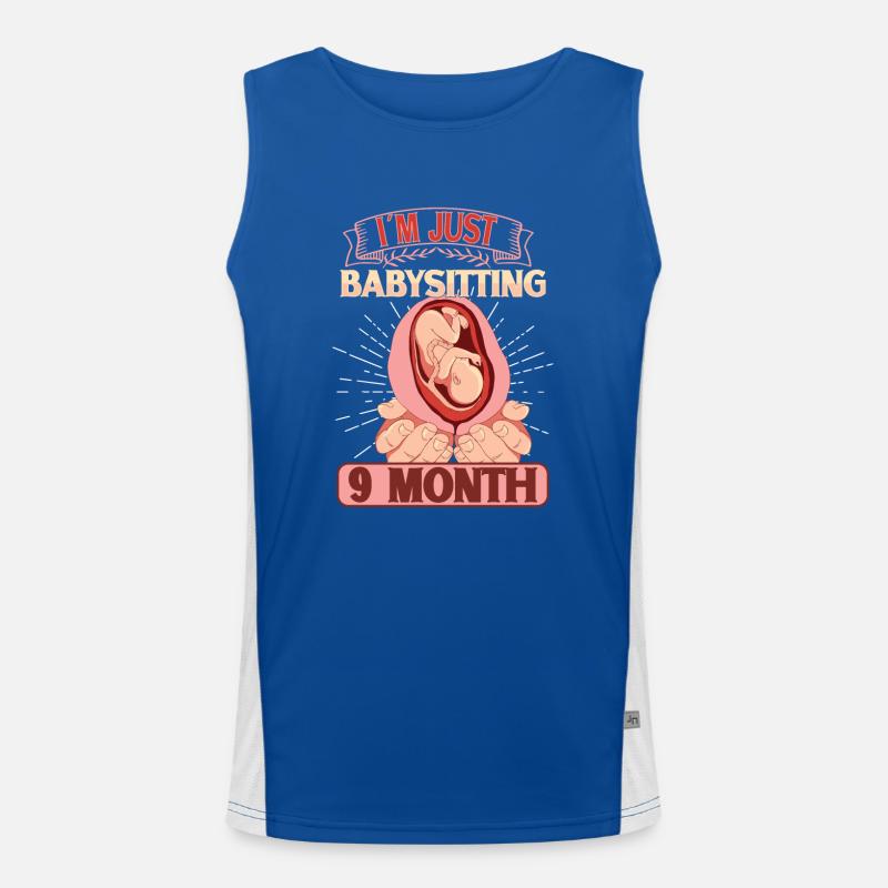 Surrogate Surrogacy Gestational Surrogate Mom Funktionelles Kontrast-Tank Top für Männer 