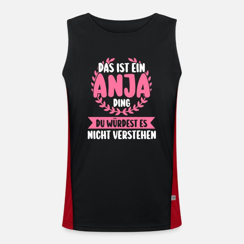 Anja Funktionelles Kontrast-Tank Top für Männer 