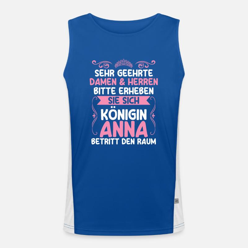 Anna Funktionelles Kontrast-Tank Top für Männer 