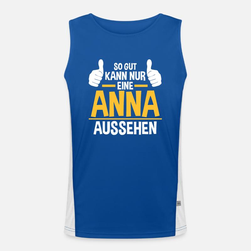 Anna Funktionelles Kontrast-Tank Top für Männer 