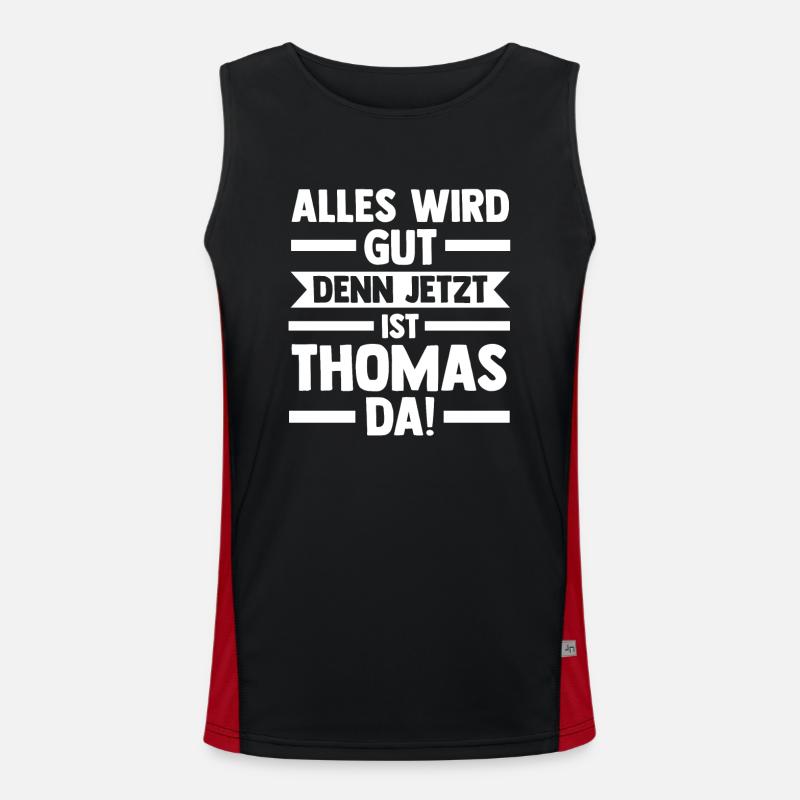 Thomas Funktionelles Kontrast-Tank Top für Männer 