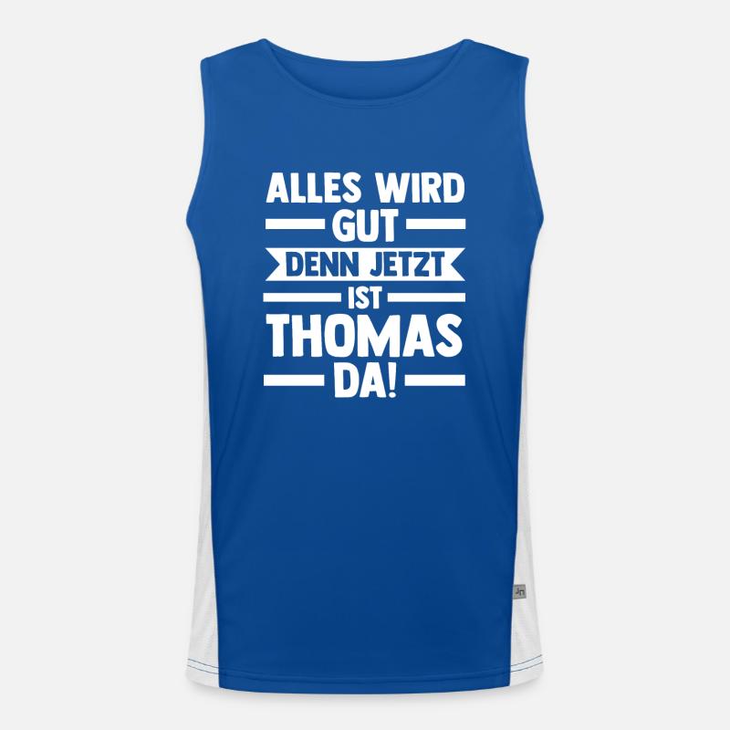 Thomas Funktionelles Kontrast-Tank Top für Männer 