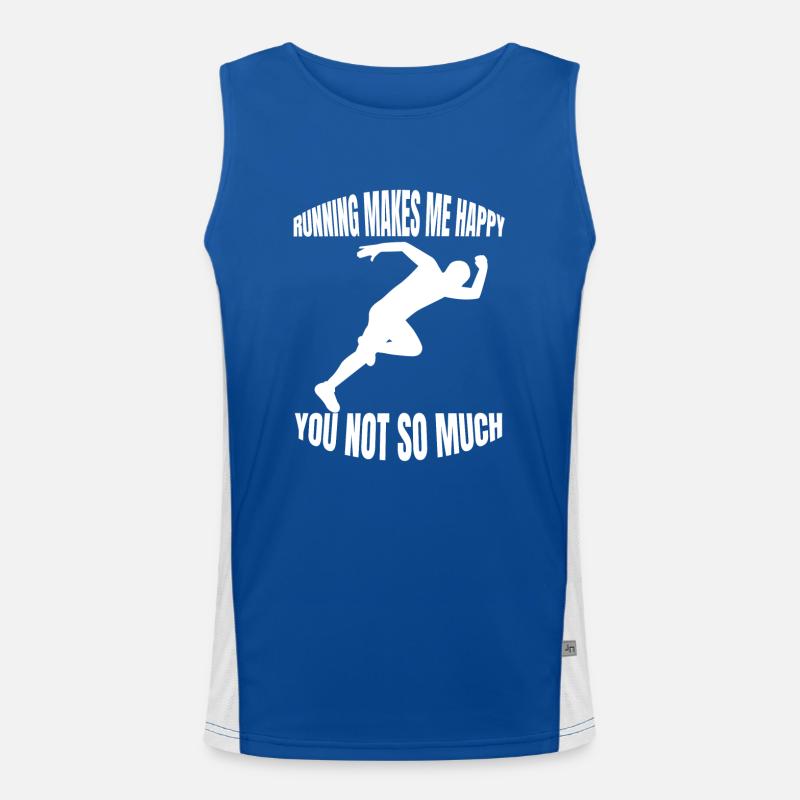 Joggeur Running Training Jogging Course Fit Cardio Débardeur respirant contrasté Homme 