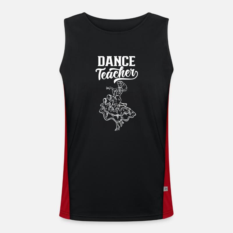Dance Teacher Dance Teacher Dance School Dance Course Men's Functional Contrast Tank Top 