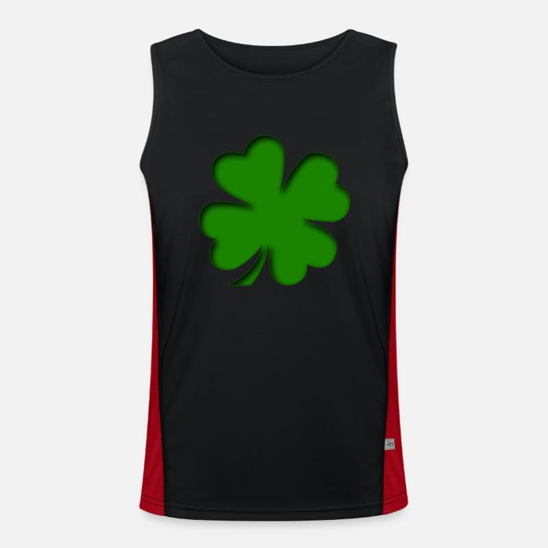 St Patrick - Trèfle - Trèfle Débardeur respirant contrasté Homme 