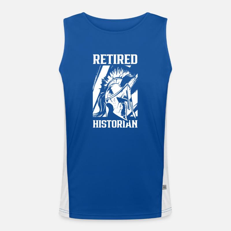 Retired historian History History Profession Men's Functional Contrast Tank Top 