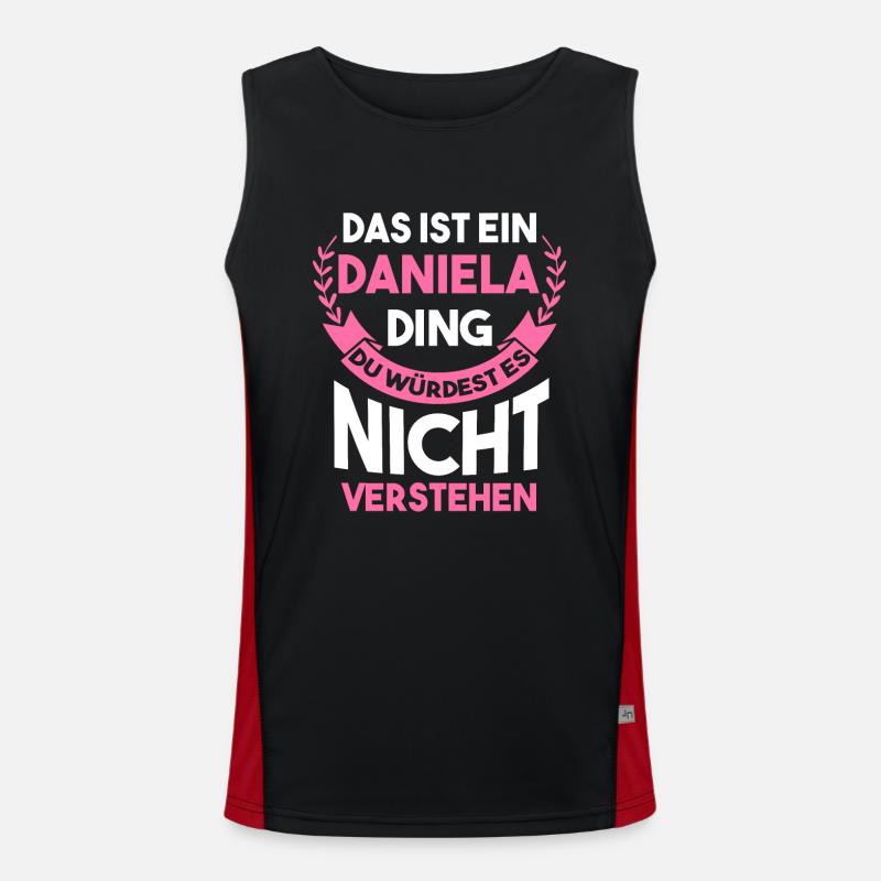 Daniela Funktionelles Kontrast-Tank Top für Männer 