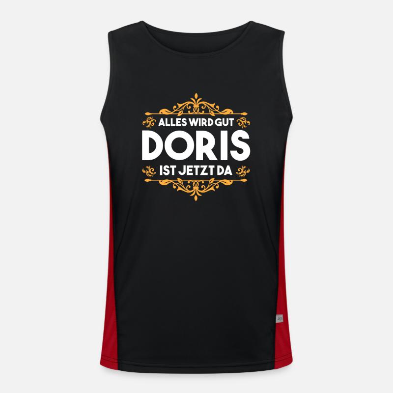 Doris Funktionelles Kontrast-Tank Top für Männer 