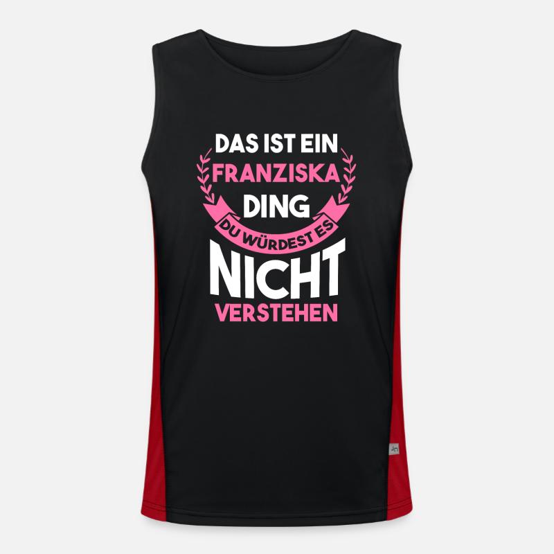 Franziska Funktionelles Kontrast-Tank Top für Männer 