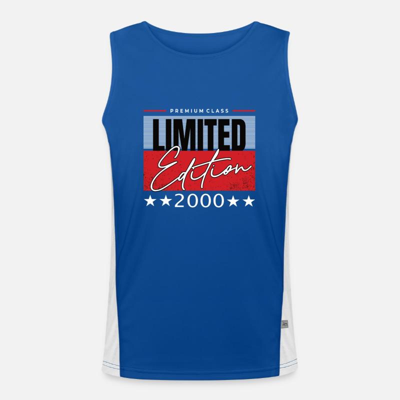 Limited Edition 2000 Funktionelles Kontrast-Tank Top für Männer 