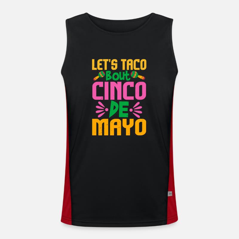 LET’S TACO BOUT CINCO DE MAYO 2 Débardeur respirant contrasté Homme 