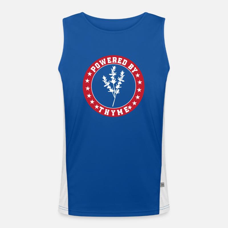 Funny Thyme Gift Men's Functional Contrast Tank Top 