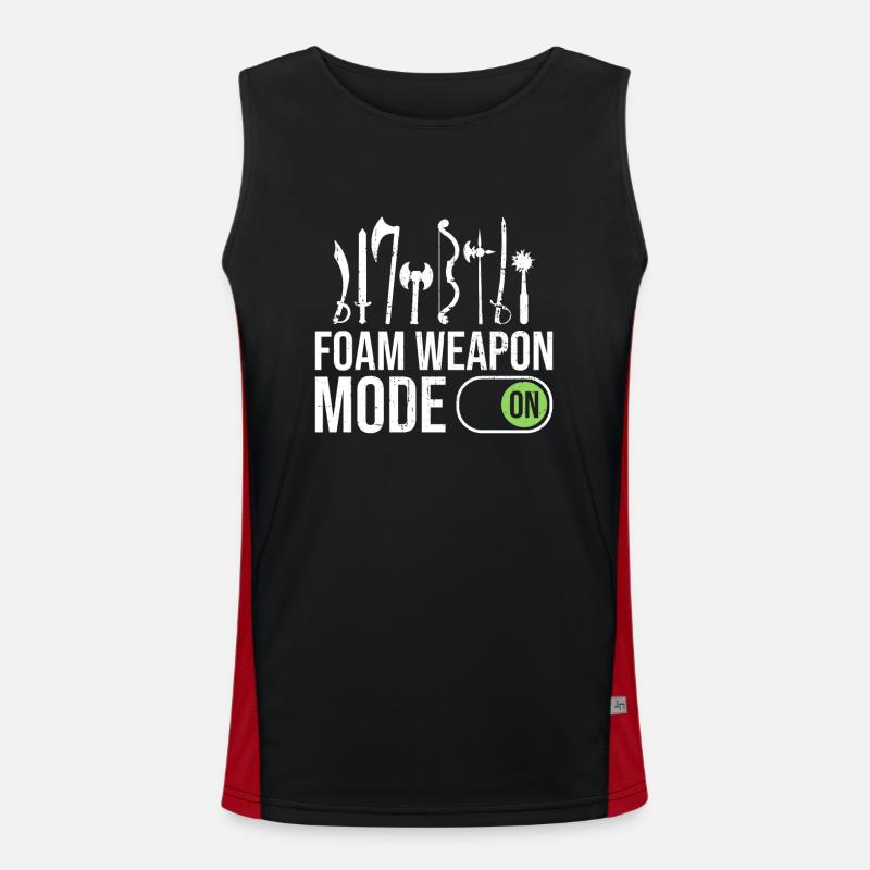 Rollenspiele Und Larper Swordfignting Rollenspiele Funktionelles Kontrast-Tank Top für Männer 