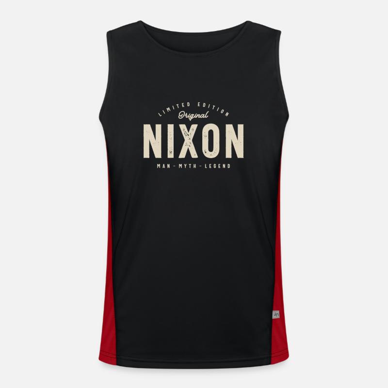 Nixon Personalized Name Men's Functional Contrast Tank Top 