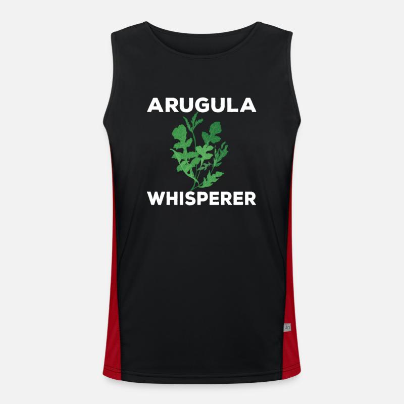 Arugula Whisperer Men's Functional Contrast Tank Top 