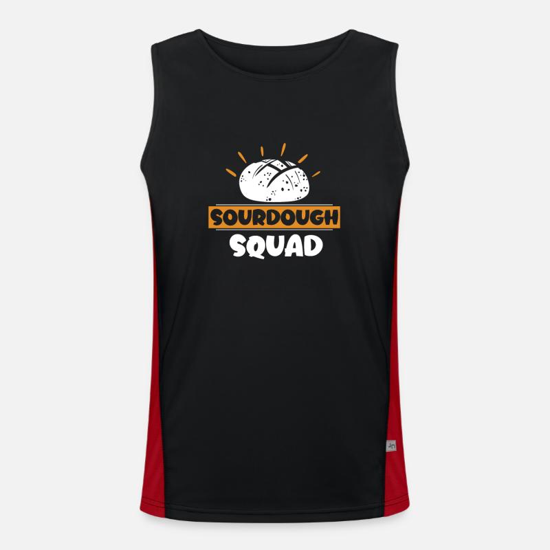 Sourdough Squad Funny Lemondough Bread Baking pour Débardeur respirant contrasté Homme 