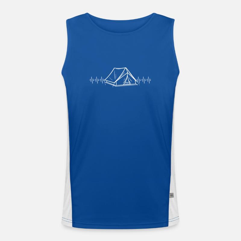 Camping frequency Men's Functional Contrast Tank Top 