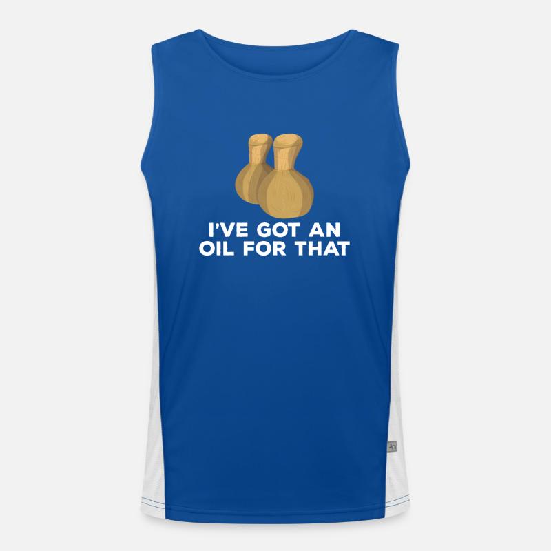 Aromatherapy lover design Men's Functional Contrast Tank Top 