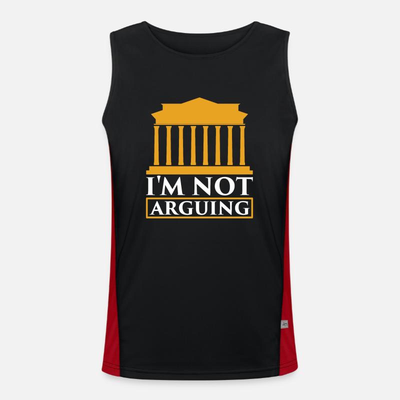 I'm not arguing argument Men's Functional Contrast Tank Top 