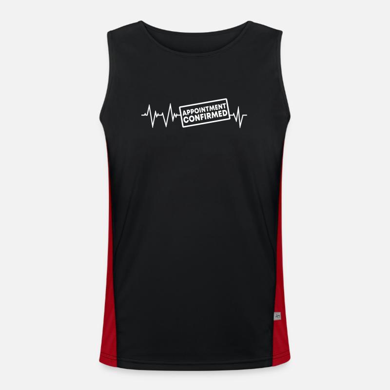 Termin Bestätigt Funktionelles Kontrast-Tank Top für Männer 