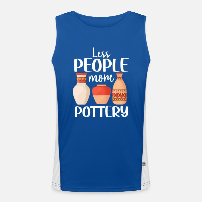 Ceramic Oven Cermaicist Ceramic Clay Oven Pot Men's Functional Contrast Tank Top 