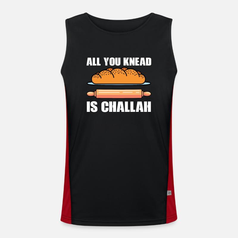 Challah Cuisson Débardeur respirant contrasté Homme 