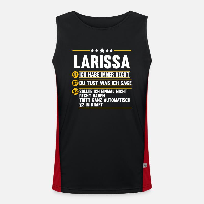 Larissa Funktionelles Kontrast-Tank Top für Männer 