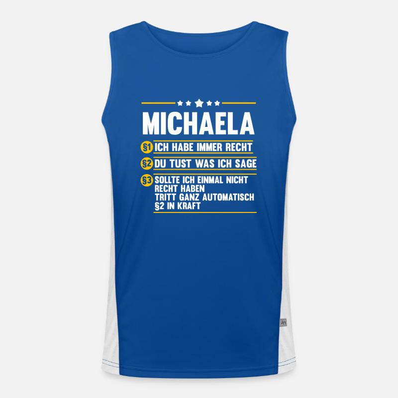 Michaela Funktionelles Kontrast-Tank Top für Männer 