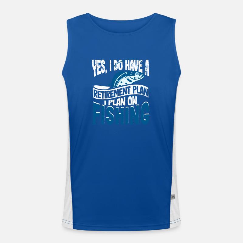 Ja, ich habe einen Ruhestandsplan, ich plane Funktionelles Kontrast-Tank Top für Männer 