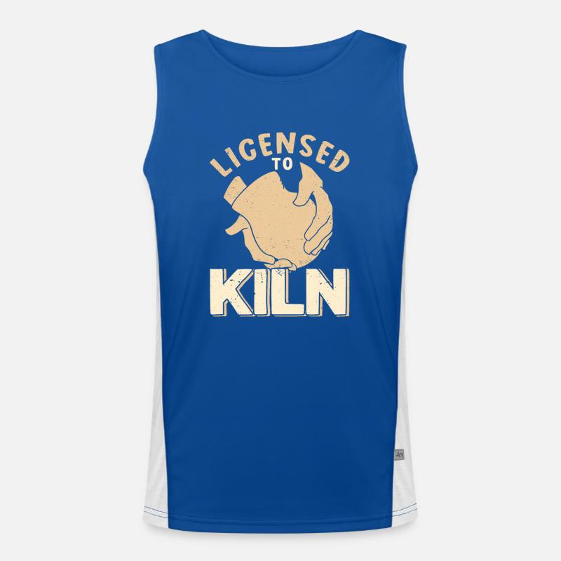 Ceramic Oven Cermaicist Ceramic Clay Oven Pot Men's Functional Contrast Tank Top 