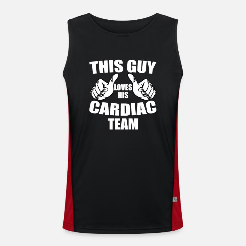 Retro Ferry Clothing Container Ship Men's Functional Contrast Tank Top 
