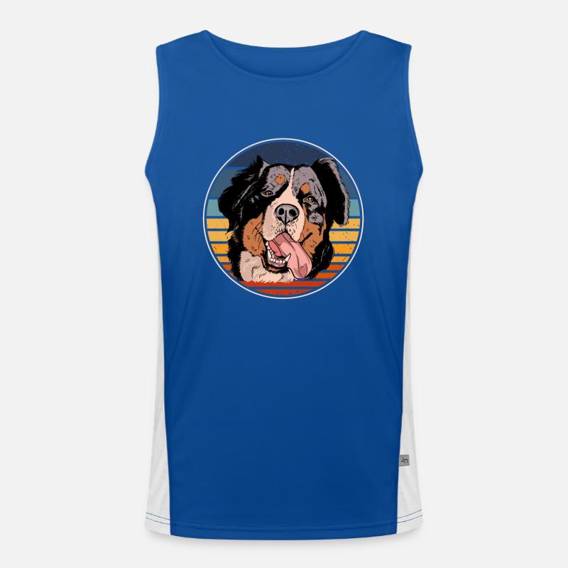 Bouvier bernois Débardeur respirant contrasté Homme 