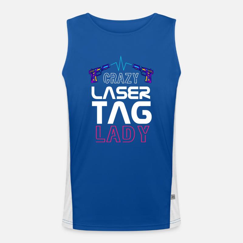 Laser Tag, Laser Débardeur respirant contrasté Homme 