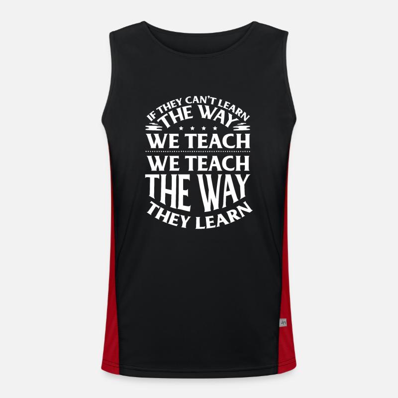 Special Needs Education, Special Education Men's Functional Contrast Tank Top 
