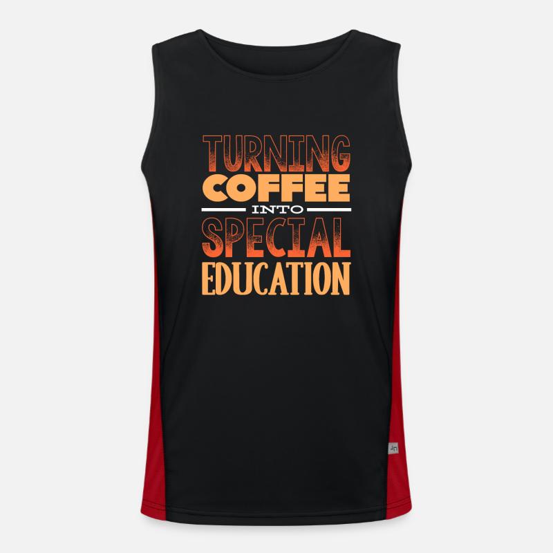 Special Needs Education, Special Education Men's Functional Contrast Tank Top 