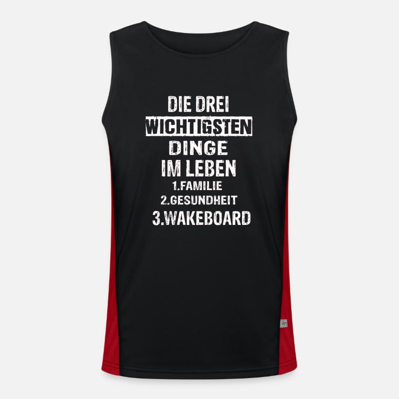 Wakeboard Funktionelles Kontrast-Tank Top für Männer 
