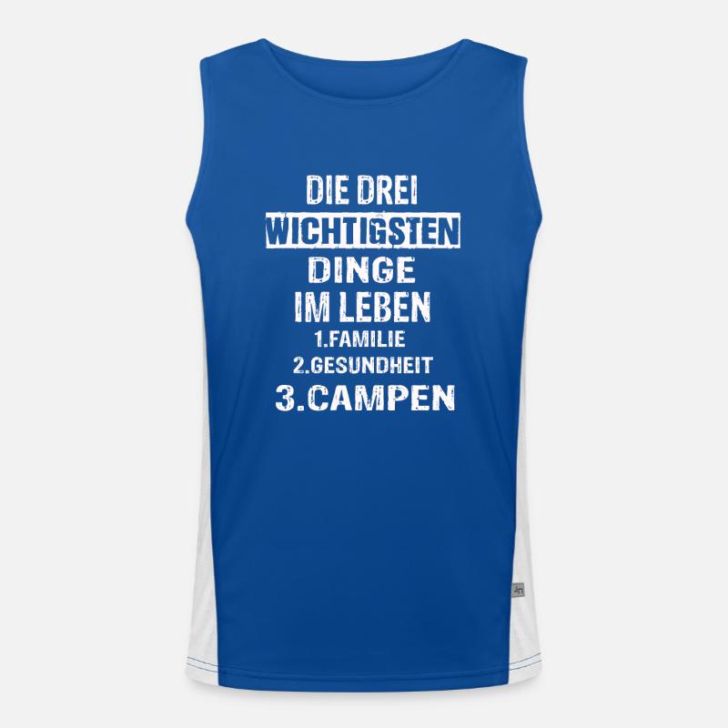Campen Funktionelles Kontrast-Tank Top für Männer 