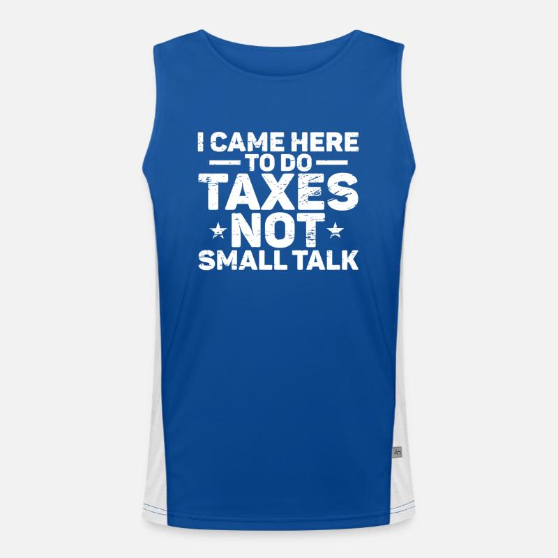 Steuersaison Cpa Buchhalter Geschenk Steuertag Funktionelles Kontrast-Tank Top für Männer 