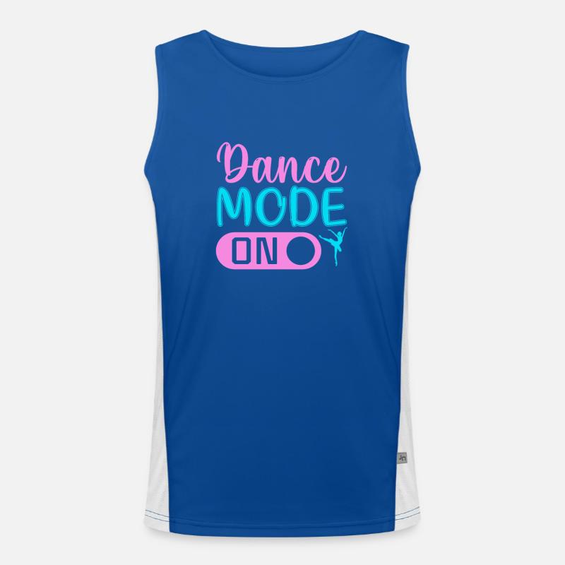 Dance Mode On Funktionelles Kontrast-Tank Top für Männer 