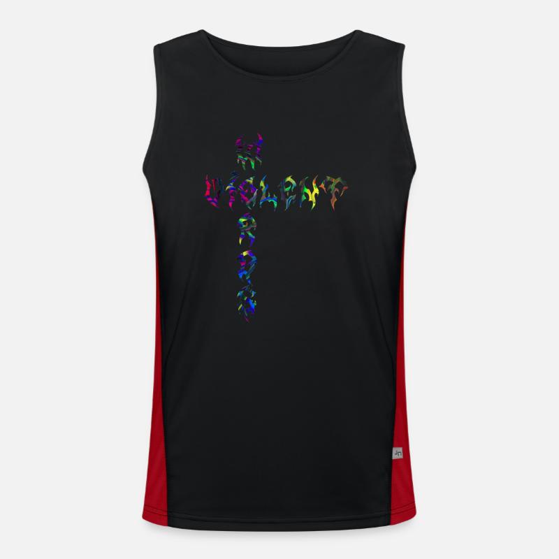 Violent Words Men's Functional Contrast Tank Top 