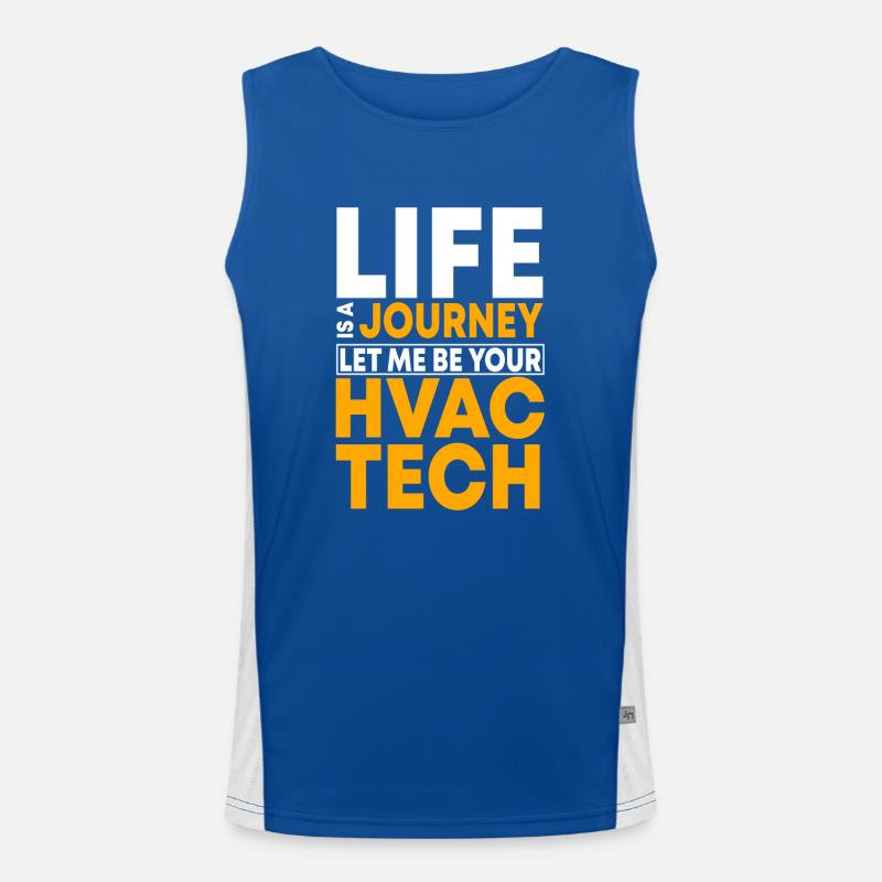 HVAC Technician Men's Functional Contrast Tank Top 