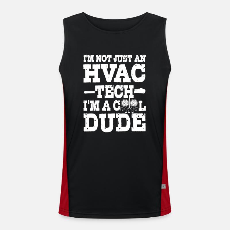 Lustiger Hvac-techniker-kleid Hvac-tech-cooler Typ Funktionelles Kontrast-Tank Top für Männer 