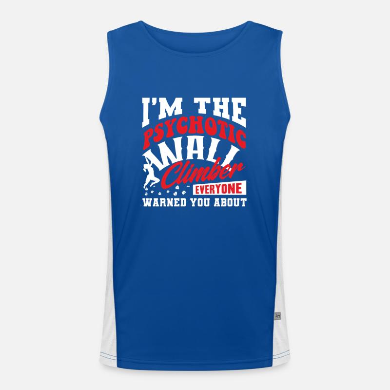 Wandkletterer, Wandklettern Funktionelles Kontrast-Tank Top für Männer 