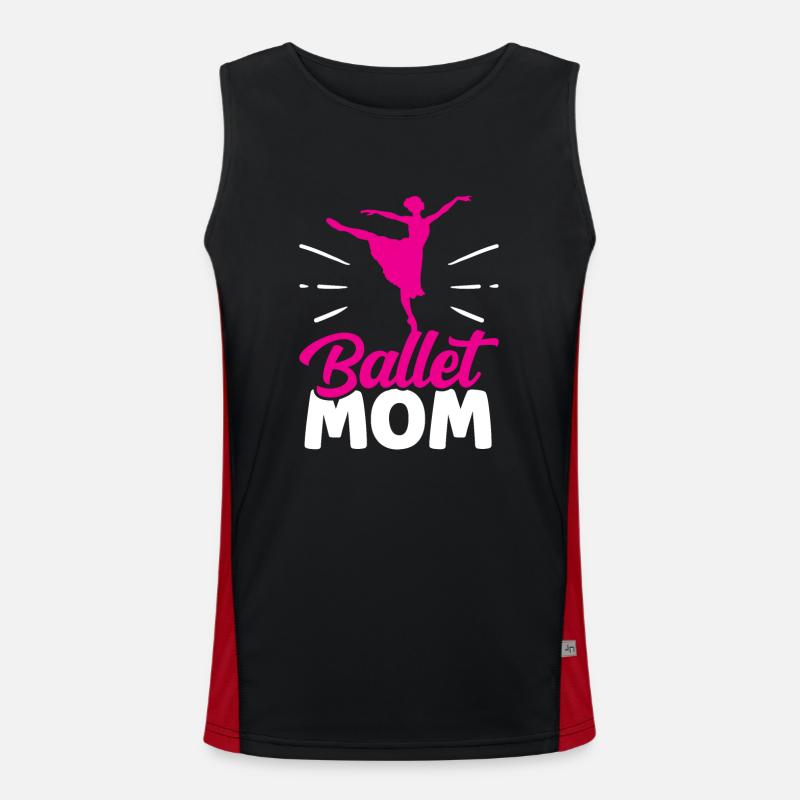 Ballet Mama Dancer Ballet Danseuse Ballerine Débardeur respirant contrasté Homme 